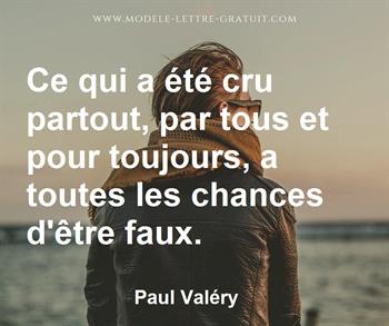 Citation de Paul Valéry