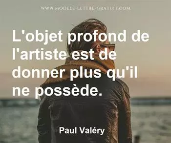 Citation de Paul Valéry
