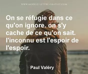 Citation de Paul Valéry