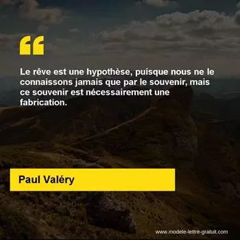 Citation Paul Valéry