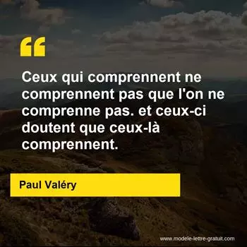 Citation Paul Valéry