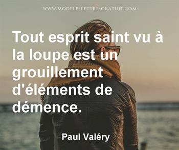 Citation de Paul Valéry