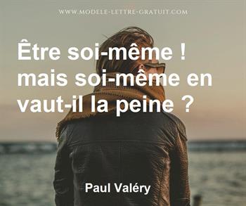 Citation de Paul Valéry