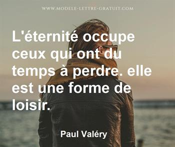 Citation de Paul Valéry