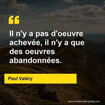 Citation Paul Valéry