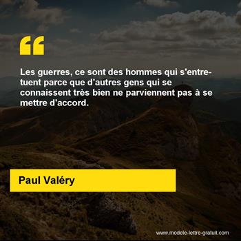 Citation de Paul Valéry