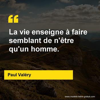 Citation de Paul Valéry