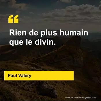 Citation Paul Valéry