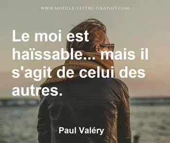 Citation de Paul Valéry