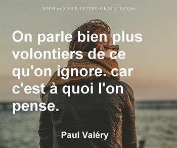 Citation de Paul Valéry