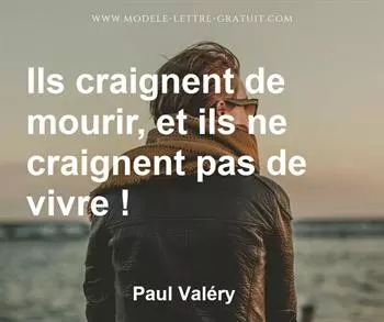 Citation de Paul Valéry