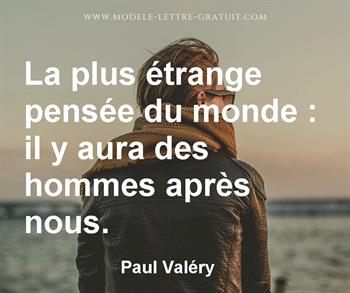 Citation de Paul Valéry