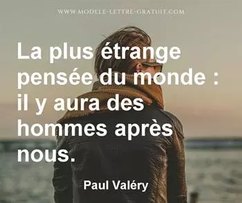 Citation de Paul Valéry