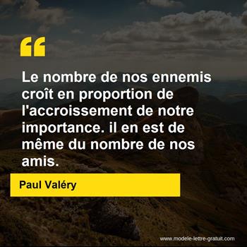 Citation de Paul Valéry