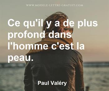 Citation de Paul Valéry