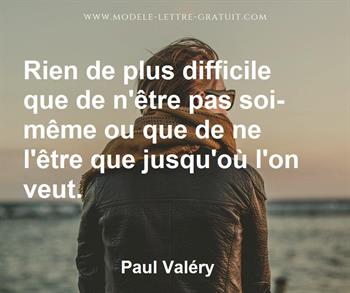 Citation de Paul Valéry