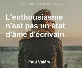 Citation de Paul Valéry