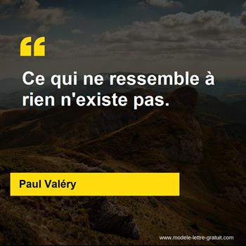 Citation de Paul Valéry