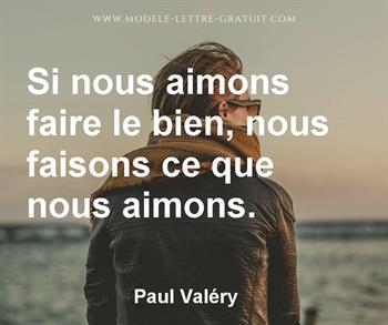 Citation de Paul Valéry