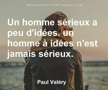 Citation de Paul Valéry