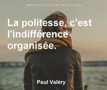 Citation de Paul Valéry