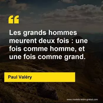 Citation Paul Valéry