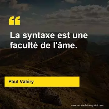 Citation Paul Valéry
