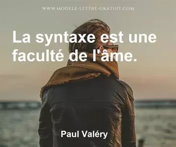 Citation de Paul Valéry