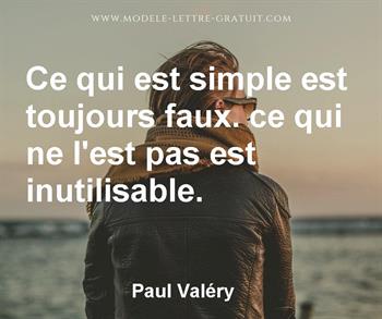 Citation de Paul Valéry