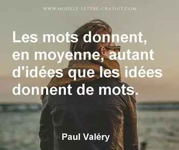 Citation de Paul Valéry