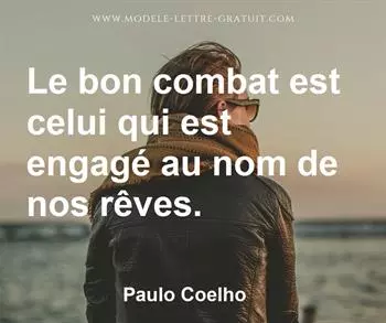 Citation de Paulo Coelho