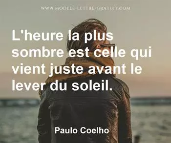 Citation de Paulo Coelho