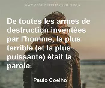 Citation de Paulo Coelho