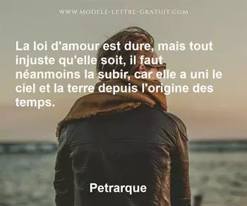 Citation de Petrarque