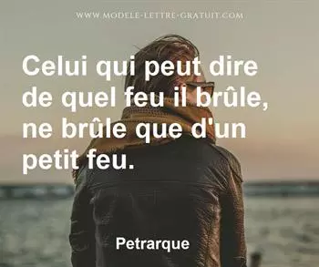 Citation de Petrarque