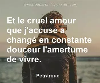 Citation de Petrarque