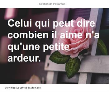 Citations Petrarque