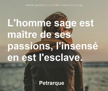 Citation de Petrarque