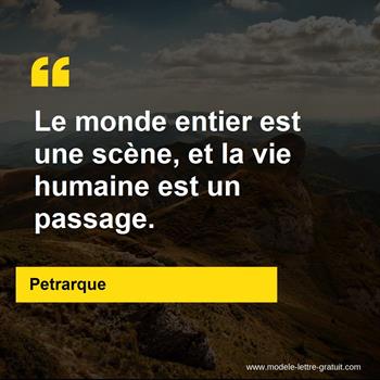 Citation Petrarque