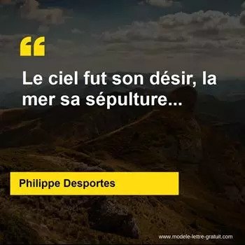 Citations Philippe Desportes