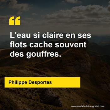 Citation Philippe Desportes