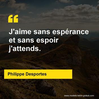 Citation Philippe Desportes