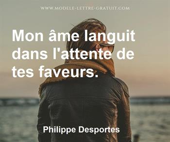 Citation de Philippe Desportes