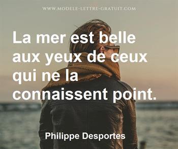Citation de Philippe Desportes