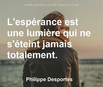 Citation de Philippe Desportes