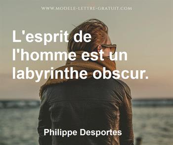 Citation de Philippe Desportes