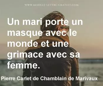 Citation de Pierre Carlet de Chamblain de Marivaux