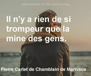 Citation de Pierre Carlet de Chamblain de Marivaux