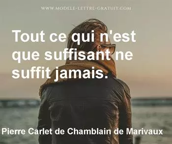 Citation de Pierre Carlet de Chamblain de Marivaux