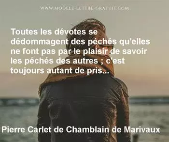Citation de Pierre Carlet de Chamblain de Marivaux